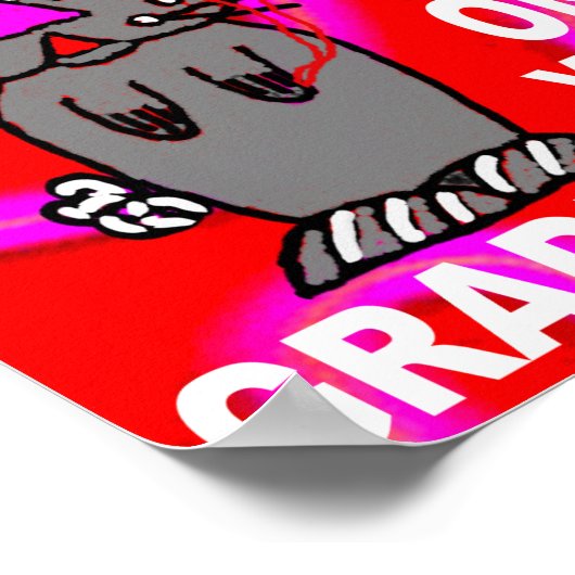 Gefeliciteerd met je Afstuderen Poster (Hoek)