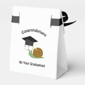 Gefeliciteerd met je Afstuderen slak Bedankdoosjes (Achterkant)