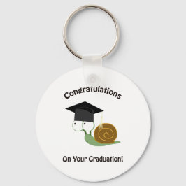 Gefeliciteerd met je Afstuderen slak Sleutelhanger