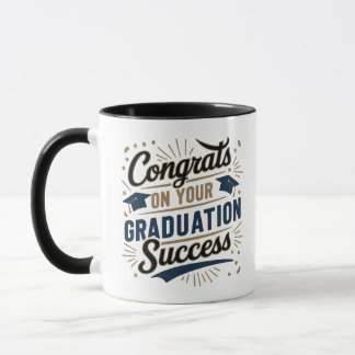 Gefeliciteerd met je Afstuderen Succes Mok