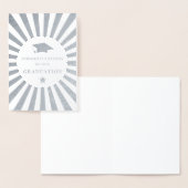 Gefeliciteerd met je Afstuderen Sunburst Folie Kaarten (Display)