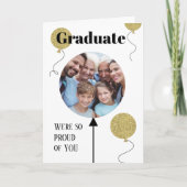 Gefeliciteerd met je afstuderen van ons foto kaart (Voorkant)