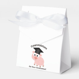 Gefeliciteerd met je afstuderen! Varken Bedankdoosjes