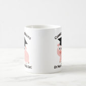 Gefeliciteerd met je Afstuderen! Varkens Koffiemok (Center)
