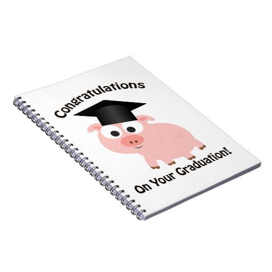 Gefeliciteerd met je Afstuderen! Varkens Notitieboek (Rechterzijde)