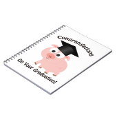 Gefeliciteerd met je Afstuderen! Varkens Notitieboek (Linkerzijde)