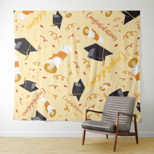 Gefeliciteerd met je afstuderen wandkleed (In Situ (horizontaal))