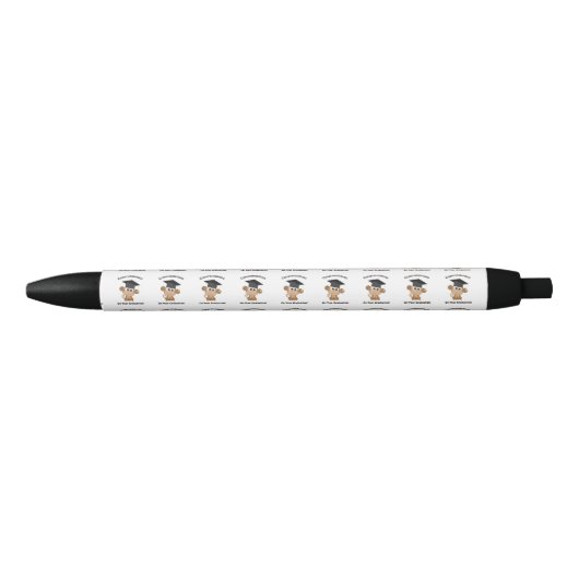 Gefeliciteerd met je afstuderen! zwarte inkt pen (Voorkant)