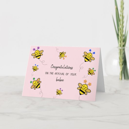 Gefeliciteerd met je Babee-kaart Kaart (Voorkant)