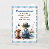 Gefeliciteerd met je baby | Gevist thema Kaart (Voorkant)