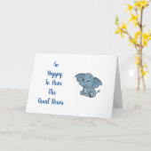 GEFELICITEERD MET JE "BABY" KAART (Gele Bloem)