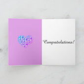 Gefeliciteerd met je baby kaart (Binnen)