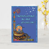 Gefeliciteerd met je baby kaart (Gele Bloem)