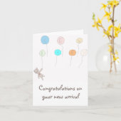 Gefeliciteerd met je Baby! Kaart (Gele Bloem)