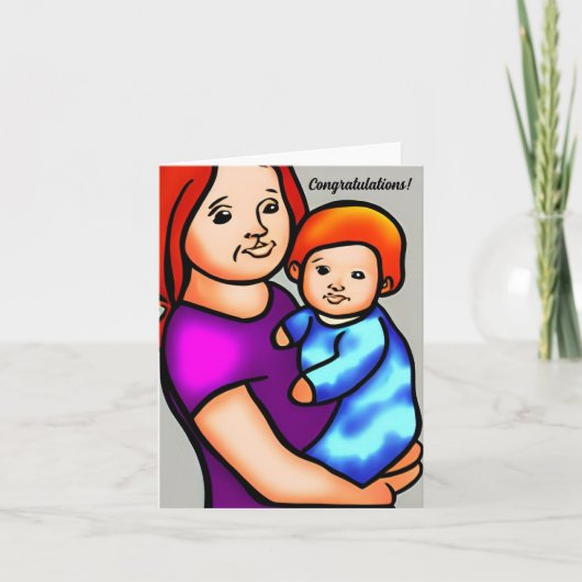 Gefeliciteerd met je Baby! Kaart (Voorkant)