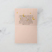 Gefeliciteerd met je babykaart bedankkaart (Binnen)