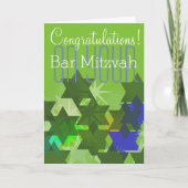 Gefeliciteerd met je bar mitswa kaart (Voorkant)