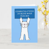 Gefeliciteerd met je benoeming tot Head Boy Kaart (Gele Bloem)