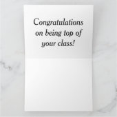 Gefeliciteerd met je beste klas! kaart (Binnen)
