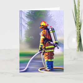 Gefeliciteerd met je brandweercarrière kaart