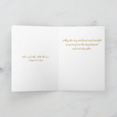 Gefeliciteerd met je bruiloft, beste dag ooit kaart (Binnen)