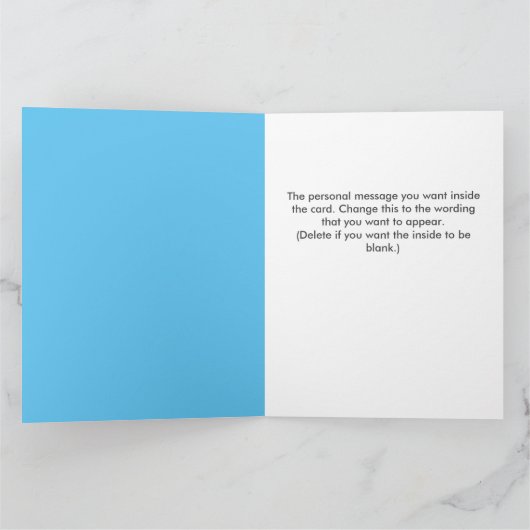 Gefeliciteerd met je bruiloft Jubileum Kaart (Binnen)