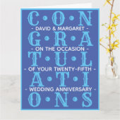 Gefeliciteerd met je bruiloft Jubileum Kaart (Gele Bloem)