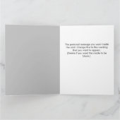 Gefeliciteerd met je bruiloft Jubileum Kaart (Binnen)