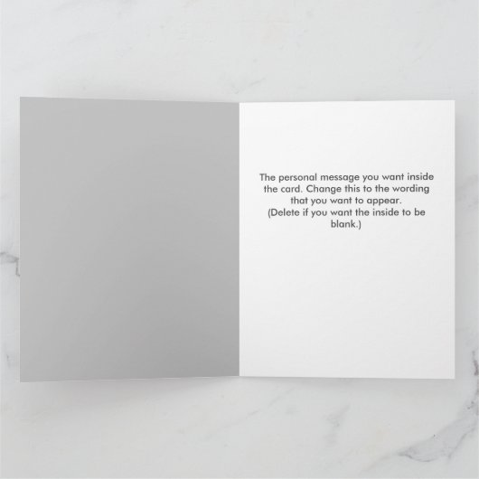 Gefeliciteerd met je bruiloft Jubileum Kaart (Binnen)