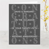 Gefeliciteerd met je bruiloft Jubileum Kaart (Gele Bloem)