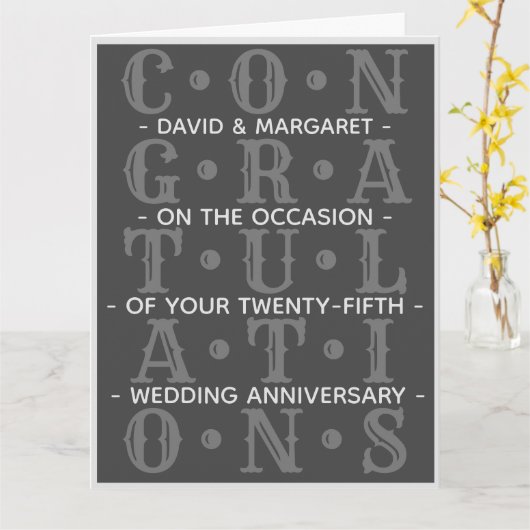 Gefeliciteerd met je bruiloft Jubileum Kaart (Gele Bloem)