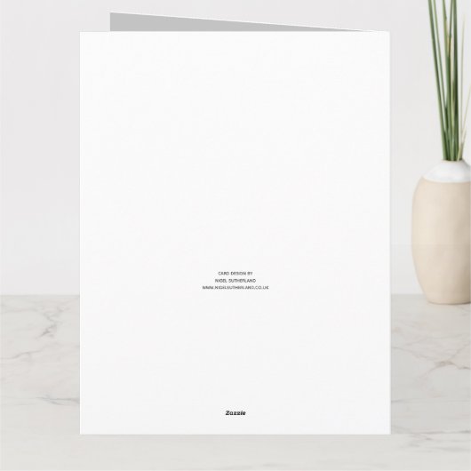 Gefeliciteerd met je bruiloft Jubileum Kaart (Achterkant)