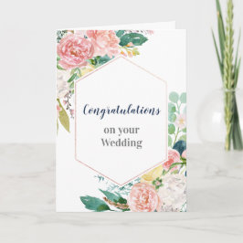 Gefeliciteerd met je bruiloft kaart
