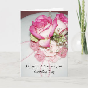 Gefeliciteerd met je bruiloft kaart