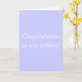 Gefeliciteerd met je bruiloft! kaart (Gele Bloem)