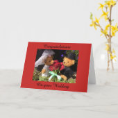 Gefeliciteerd met je bruiloft kaart (Gele Bloem)