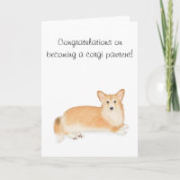 Gefeliciteerd met je corgi-kaart