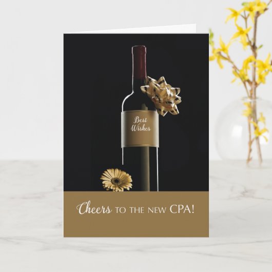 Gefeliciteerd met je CPA Kaart (Gele Bloem)