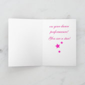 Gefeliciteerd met je dansoverweging kaart (Binnen)