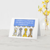 Gefeliciteerd met je diploma als tandarts kaart (Gele Bloem)