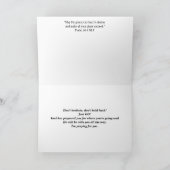 Gefeliciteerd met je diploma/nieuwe baan verjaarda kaart (Binnen)