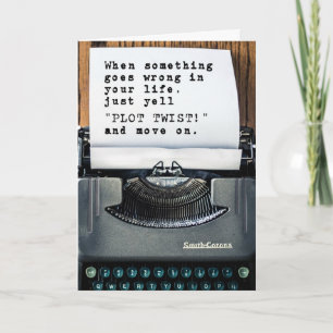 Gefeliciteerd met je divorce "Plot Twist"-kaart Kaart