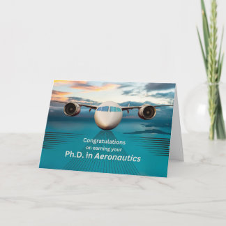 Gefeliciteerd met je doctoraat in de luchtvaart me kaart