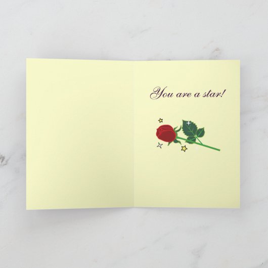 Gefeliciteerd met je dramaserie kaart (Binnen)