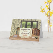 Gefeliciteerd met je eer kaart (Gele Bloem)