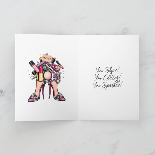 Gefeliciteerd met je eerste Drag Show Je was gewel Kaart (Binnen)