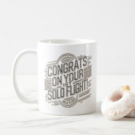 Gefeliciteerd met je eerste Solo Flight Coffee Mok