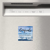 Gefeliciteerd met je eerste solo-vliegmagneet magneet (Insitu (Vaatwasser))