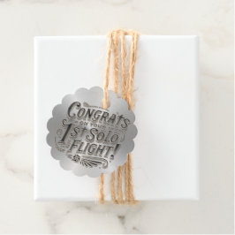 Gefeliciteerd met je eerste Solo-vlucht! Bedankjes Labels