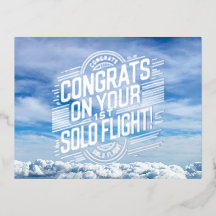 Gefeliciteerd met je eerste solo vlucht